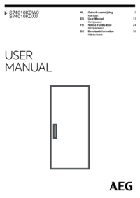 Per vedere il documento AEG S74010KDW0 Manuale Utente